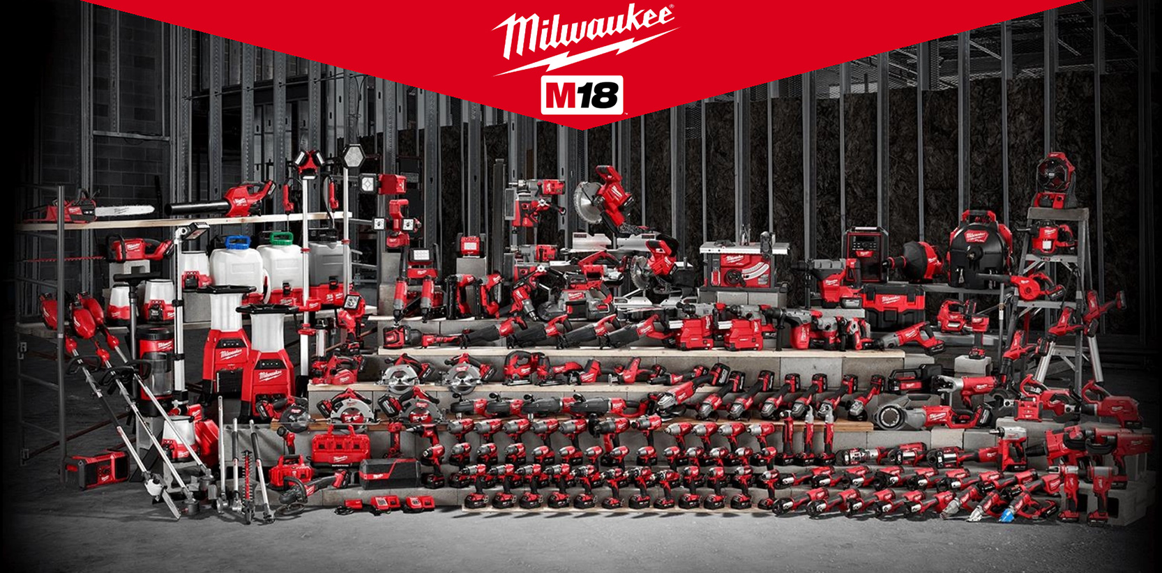 Hệ sinh thái M18 của Milwaukee đem tới sự tiện nghi và đủ đầy cho mọi nhu cầu ứng dụng