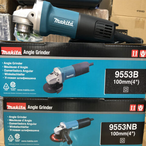 Ảnh chụp thực tế dòng máy mài góc Makita 9553B và 9553 NB